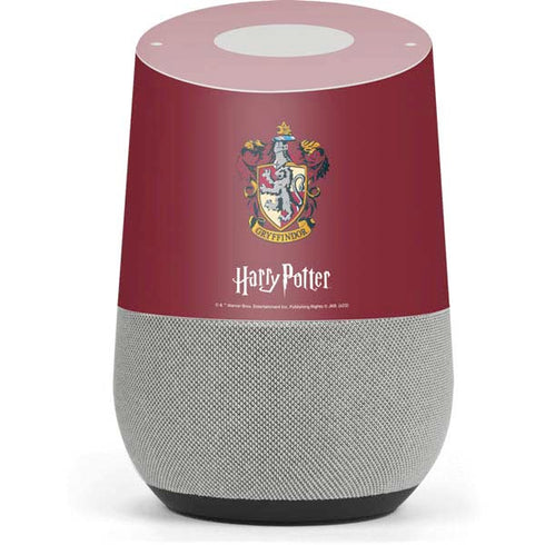 Wizarding World Harry Potter Gryffindor House Crest Google Home Skin